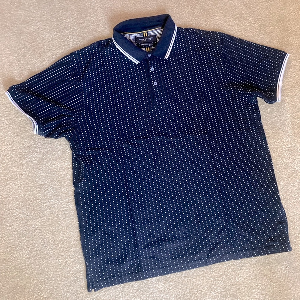 Denim & Flowers Polo shirt XL